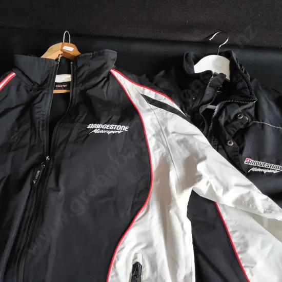 PAIR OF BRIDGESTONE MOTORSPORT JACKETS, SIZE S