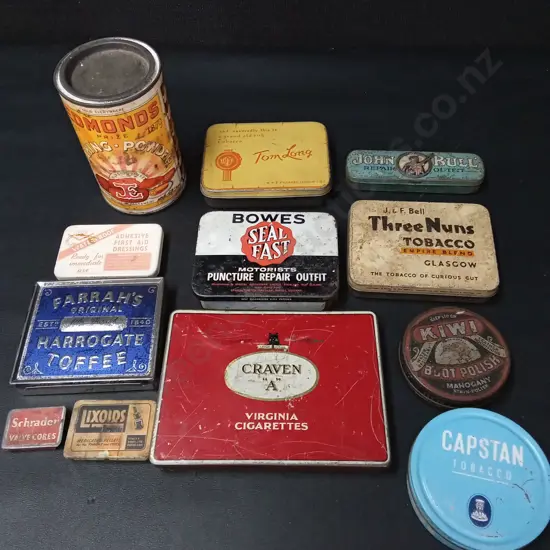 COLLECTION OF VINTAGE TINS