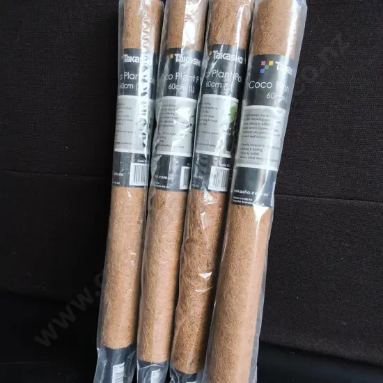 4 BRAND NEW TAKASHO PLANT POLES, 60 CM