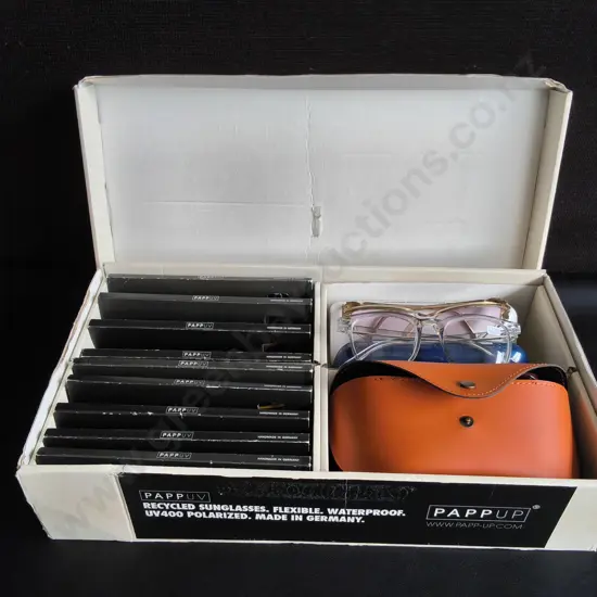 PAPPUP EYEWEAR SET INCLUDING SUNGLASSES, GLASSES, AND CASES