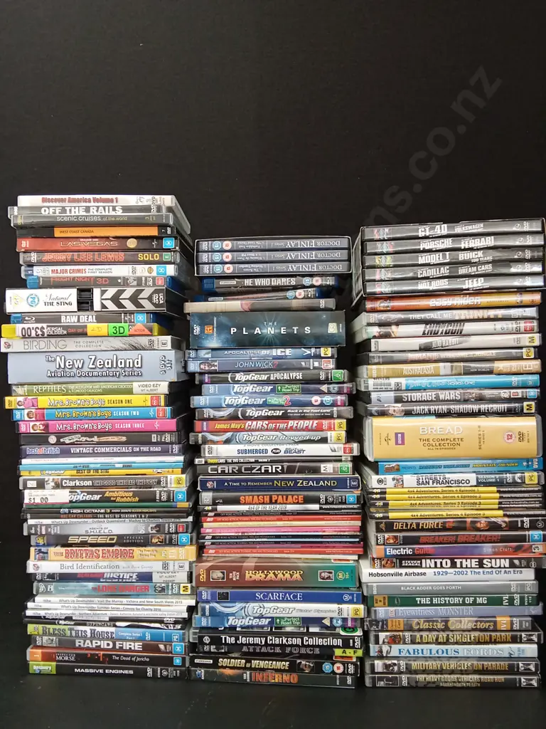 BOX OF DVDS Image 1++