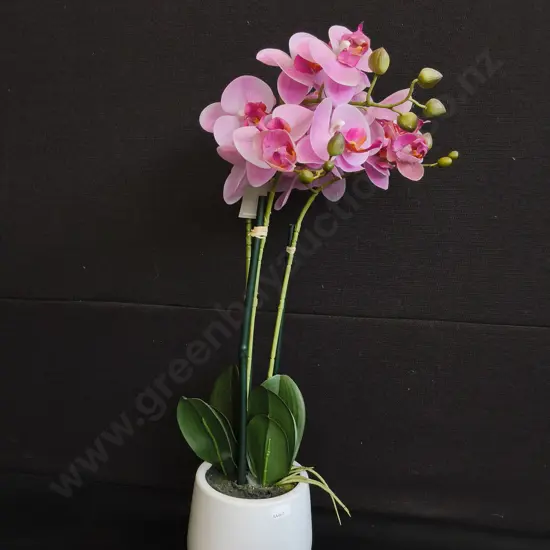 ARTIFICIAL ORCHID POTTED PLANT, H 64 CM