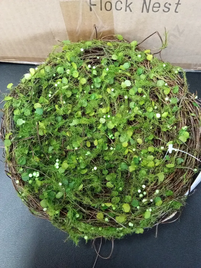 20 INTERIOR DESIGN FAUX BIRDS NESTS D16CM Image 1++