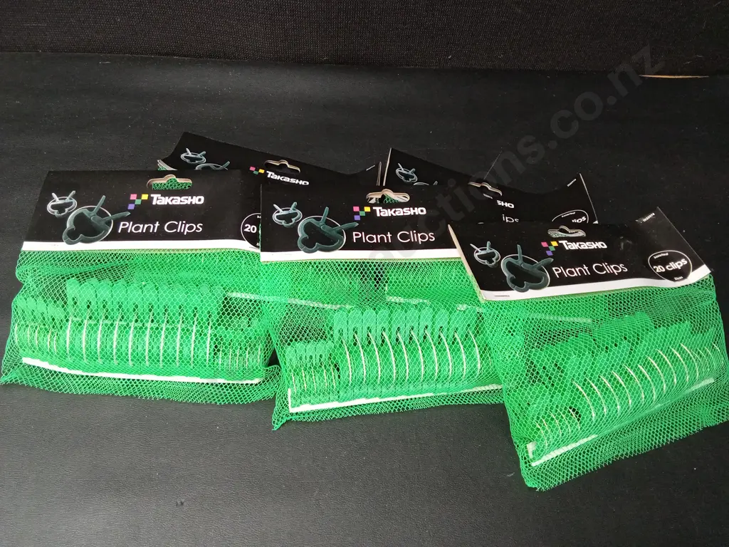 5 BRAND NEW TAKASHO PLANT CLIP 20 PACKS Image 1++