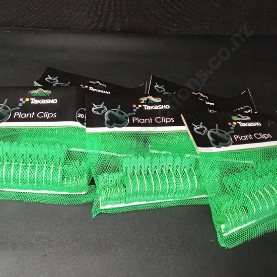 5 BRAND NEW TAKASHO PLANT CLIP 20 PACKS