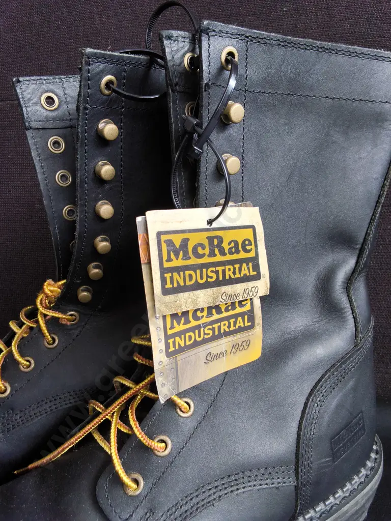 BRAND NEW PAR OF INDUSTRIAL BOOTS, SIZE 10 M Image 1++