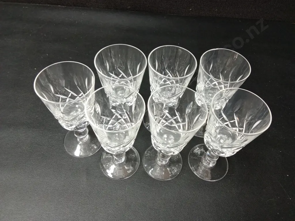 7 CRYSTAL GLASSES TALLEST H11.5CM Image 1++