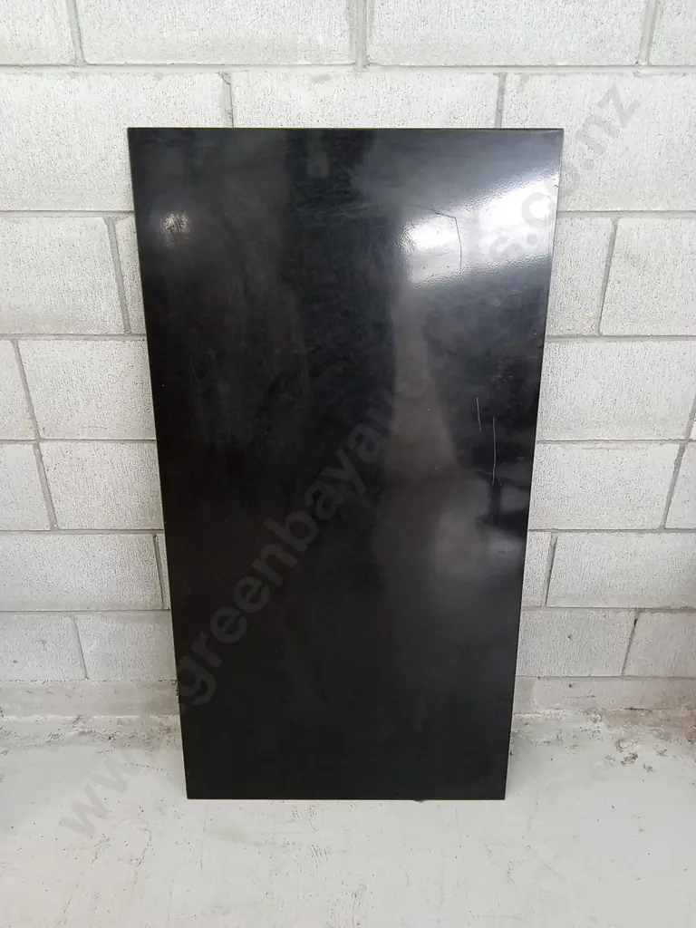 BLACK TEMPERED GLASS PANEL, 125CM X 65CM Image 1++