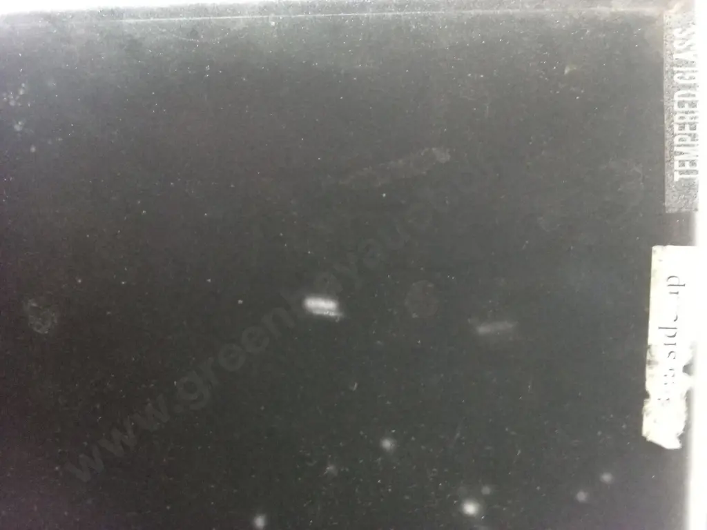 BLACK TEMPERED GLASS PANEL, 125CM X 65CM Image 1++