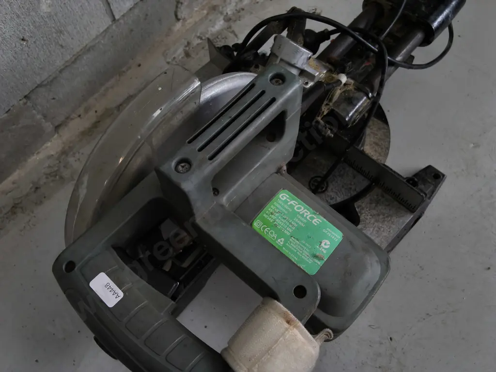 G-FORCE SLIDING COMPOUND MITRE SAW - WORKING Image 1++