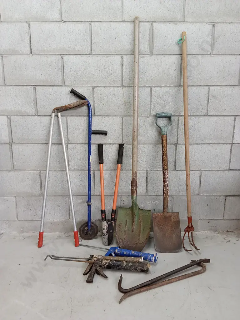 COLLECTION OF GARDEN HAND TOOLS Image 1++