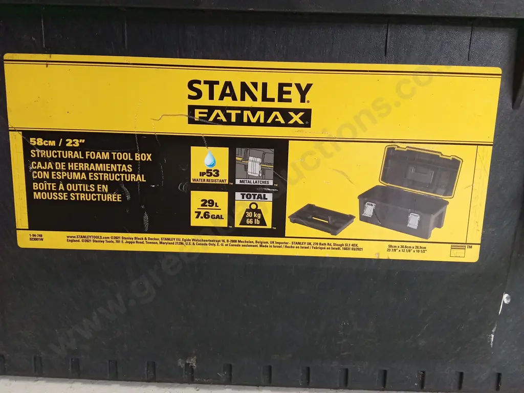 STANLEY FATMAX (29L) AND RATCHET BAR CLAMP (90CM) Image 1++