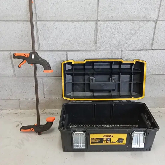 STANLEY FATMAX (29L) AND RATCHET BAR CLAMP (90CM)
