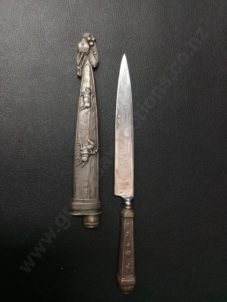 VINTAGE LIONS OF BRASIL GAUCHO KNIFE L19CM Image 1++