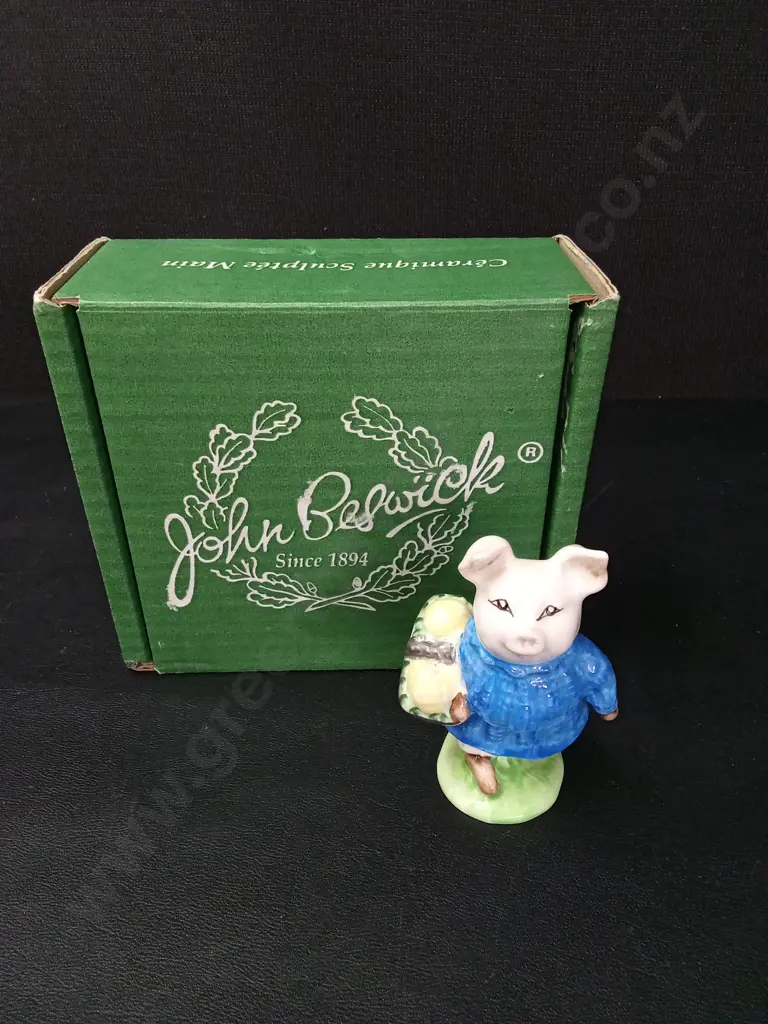 BESWICK LITTLE PIG ROBINSON FIGURE H9CM Image 1++
