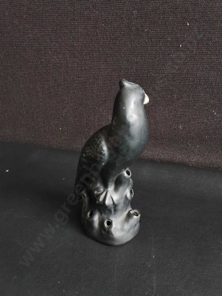 VINTAGE CERAMIC BIRD FIGURINE, H 19 CM Image 1++