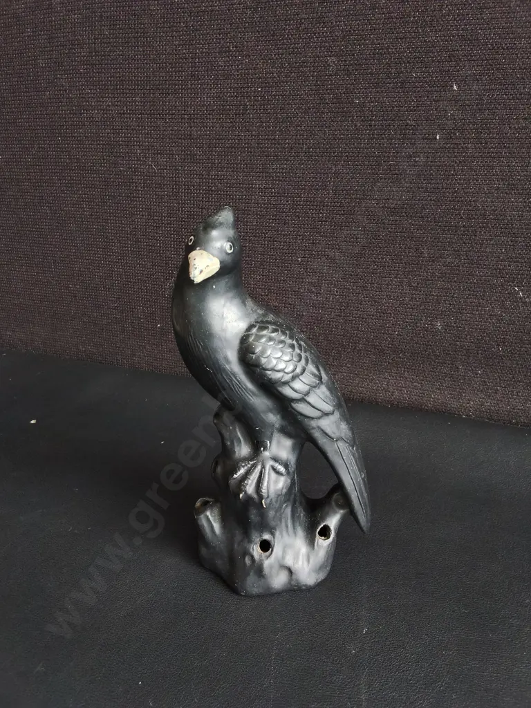 VINTAGE CERAMIC BIRD FIGURINE, H 19 CM Image 1++