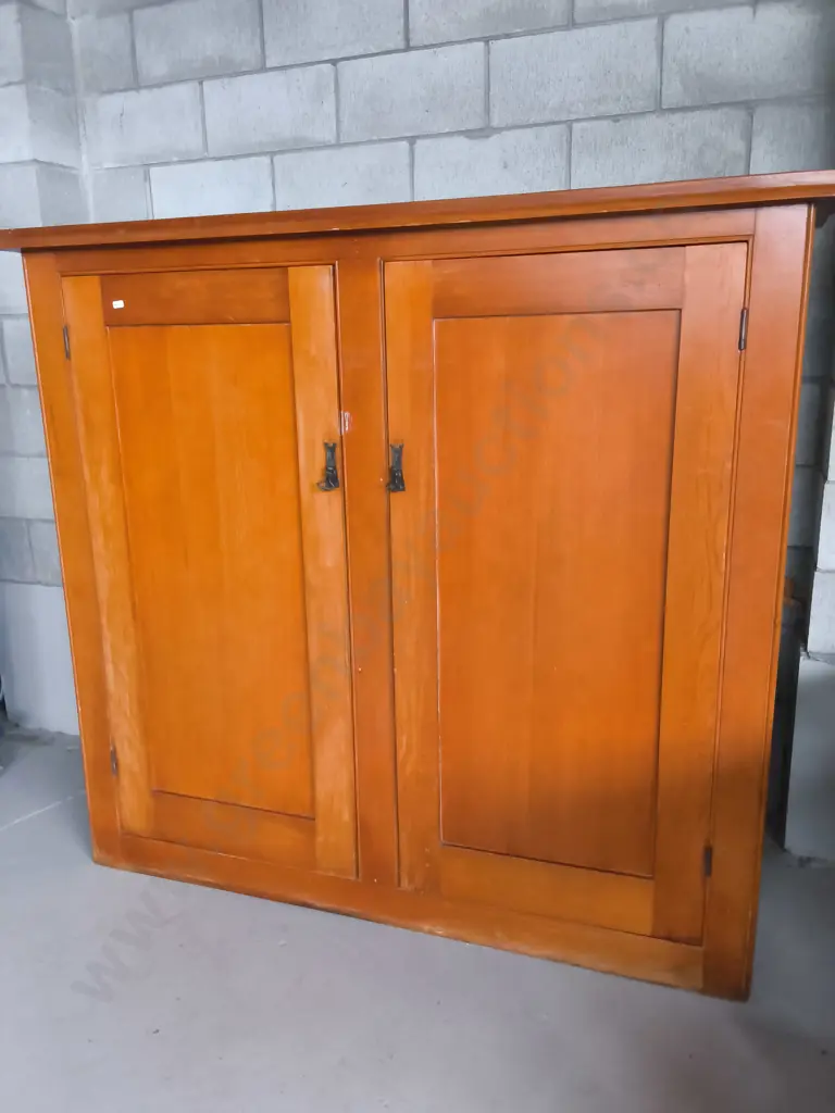 VINTAGE KAURI SIDEBOARD, H 1.47 M X W  1.58 M X D 43 CM Image 1++