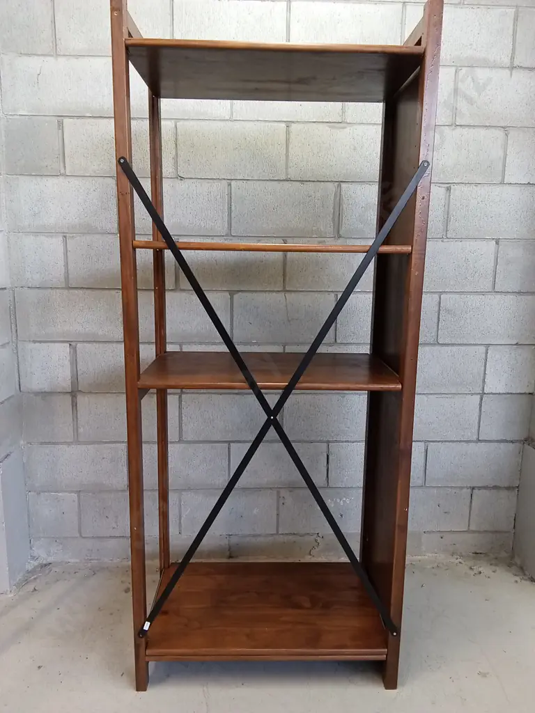LUNDIA SHELVING UNIT, H 183CM X W 76CM X D 46CM Image 1++