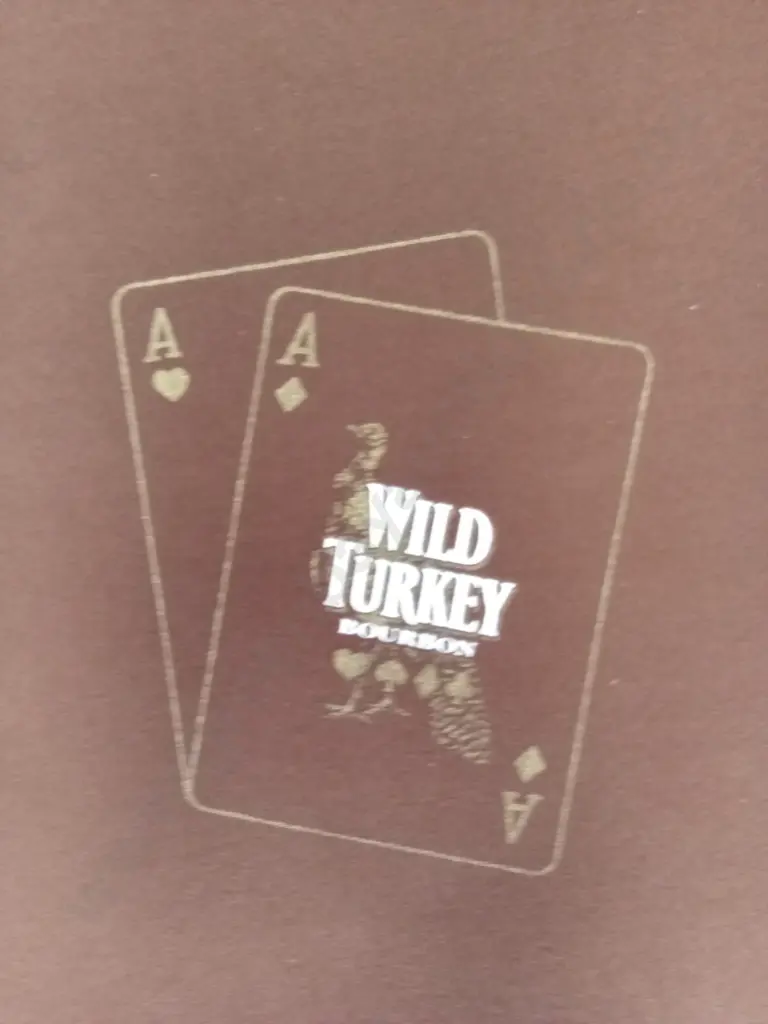 WILD TURKEY 8 PERSON POKER TABLE, 120CM DIAMETER Image 1++