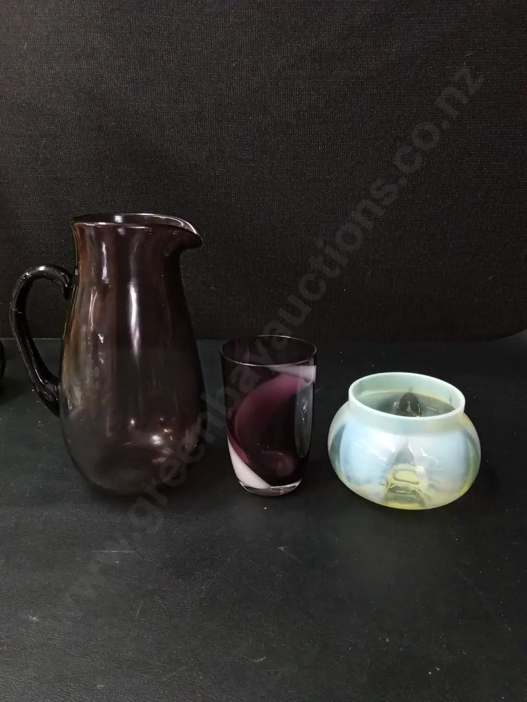 3 GLASS ITEMS TALLEST H18CM Image 1++
