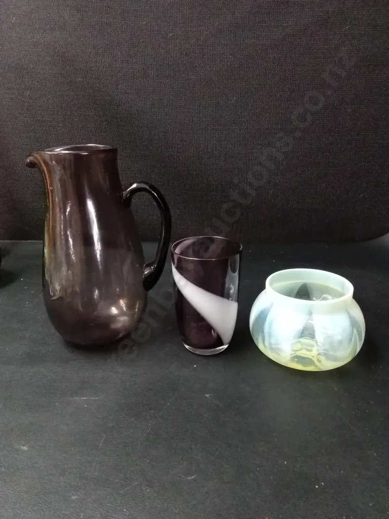 3 GLASS ITEMS TALLEST H18CM Image 1++