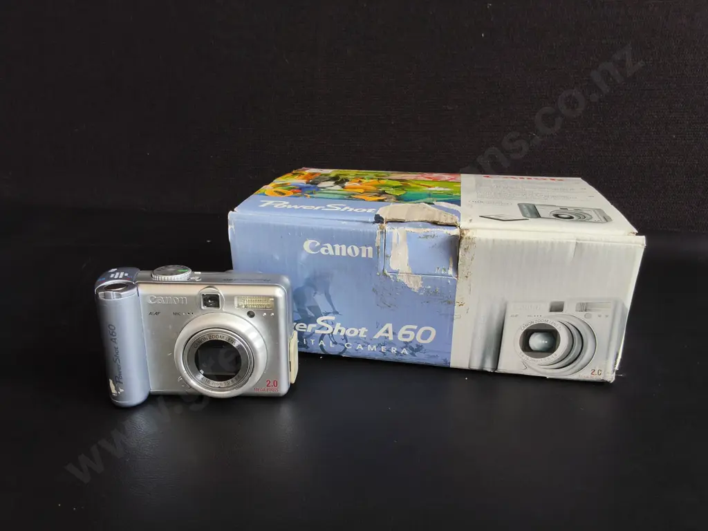 CANON POWERSHOT A60 DIGITAL CAMERA WITH ORIGINAL BOX Image 1++