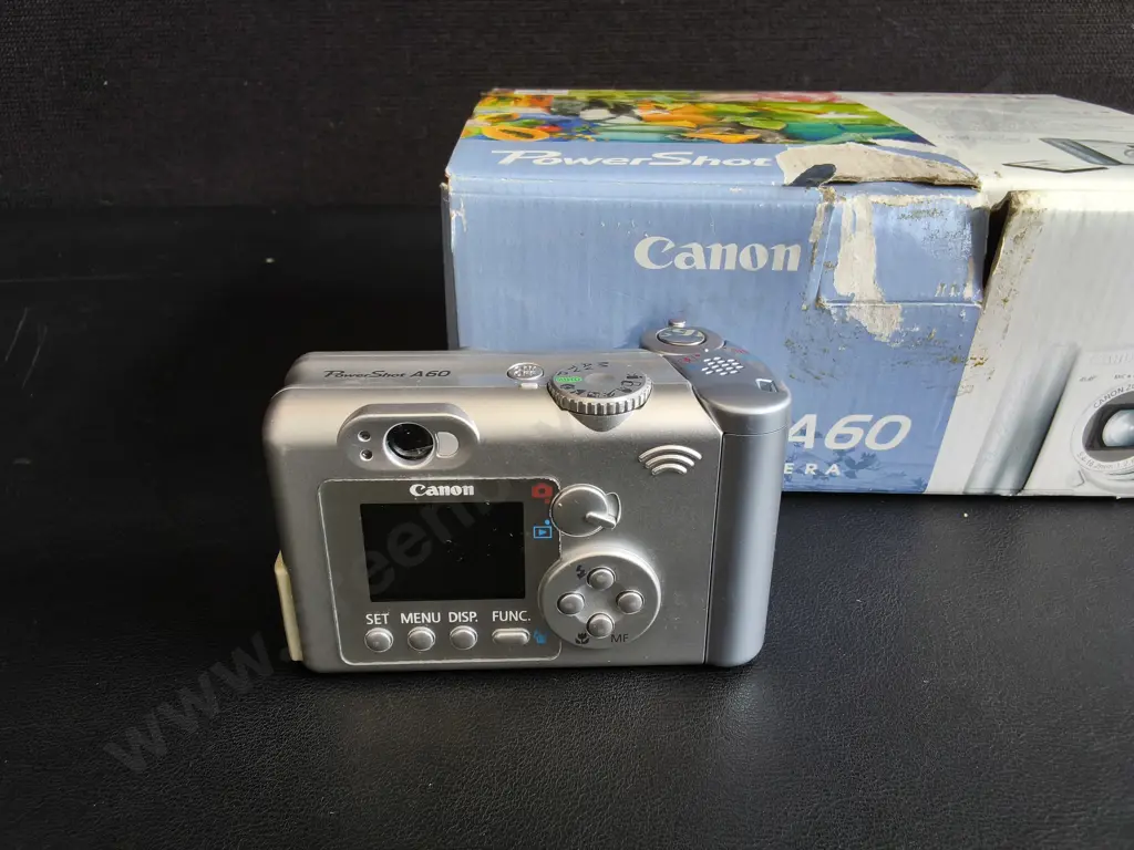 CANON POWERSHOT A60 DIGITAL CAMERA WITH ORIGINAL BOX Image 1++