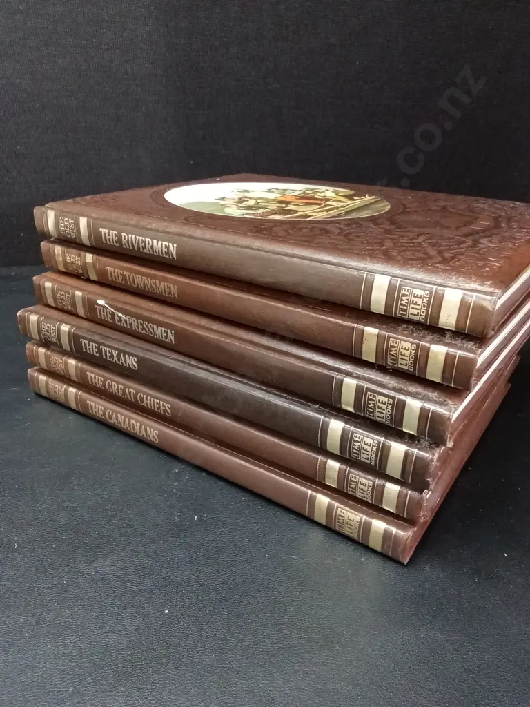 6 VOLUMES OF THE OLD WEST SERIES Image 1++