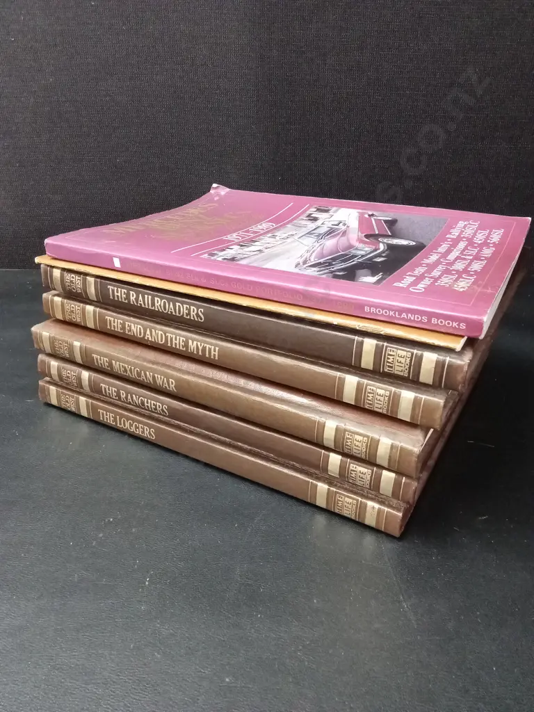 5 VOLUMES OF THE OLD WEST SERIES, THE MASTER INDEX AND A MERCEDES BENZ BOOK Image 1++