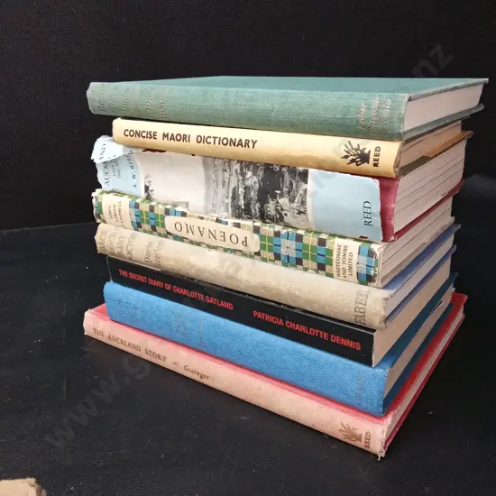 8 VINTAGE NEW ZEALAND BOOKS