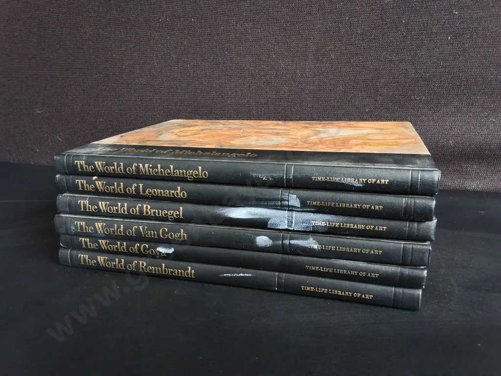 6 VOLUMES OF VINTAGE TIME LIFE LIBRARY OF ART BOOKS Image 1++