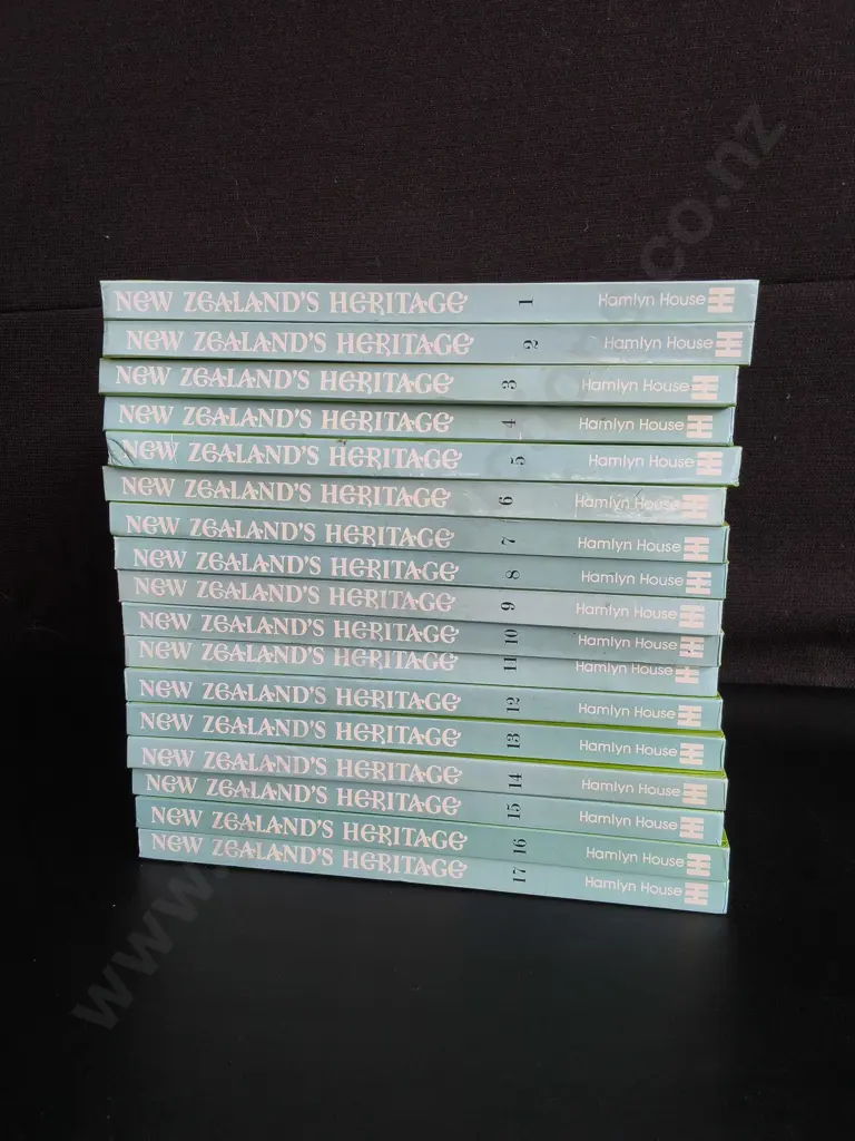 COLLECTION OF VINTAGE NEW ZEALAND'S HERITAGE BOOKS, VOL 1-17 Image 1++