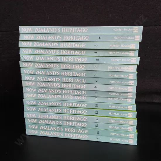 COLLECTION OF VINTAGE NEW ZEALAND'S HERITAGE BOOKS, VOL 1-17