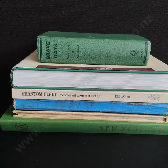 6 NEW ZEALAND BOOKS