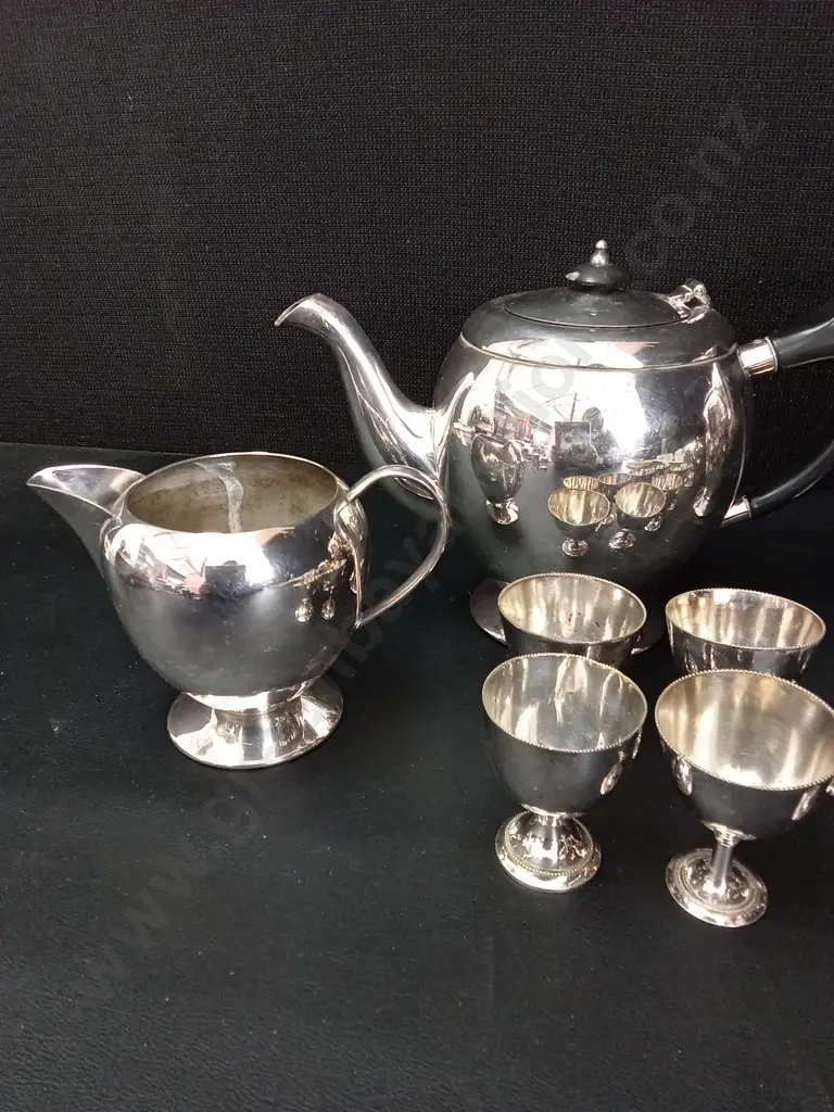 VINTAGE SILVER PLATED EPNS ITEMS TALLEST H20CM Image 1++