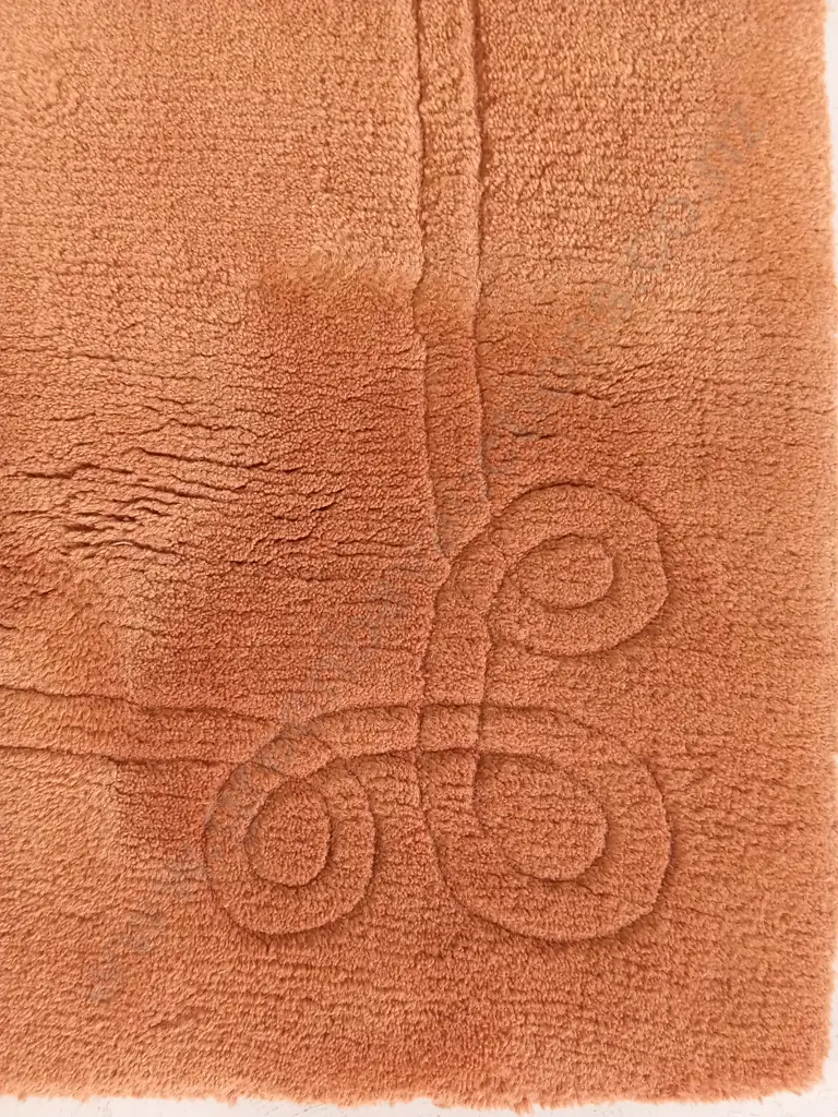 TERRACOTTA COLOURED RUG, 180CM X 120CM Image 1++