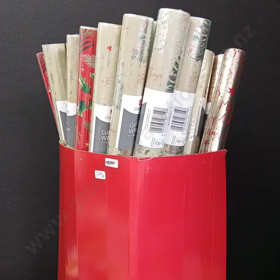 BOX OF CHRISTMAS WRAPPING PAPER