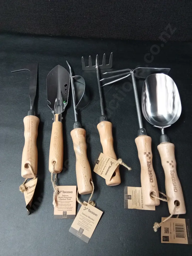 6 BRAND NEW TAKASHO GARDEN TOOLS Image 1++