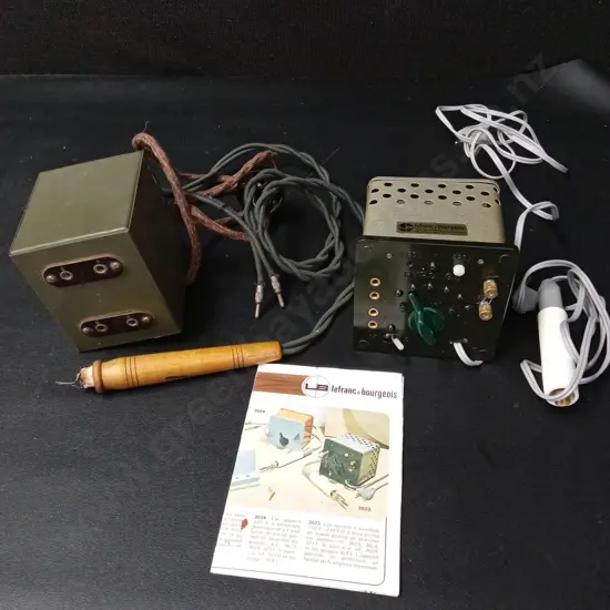 2 VINTAGE WOOD BURNING MACHINES
