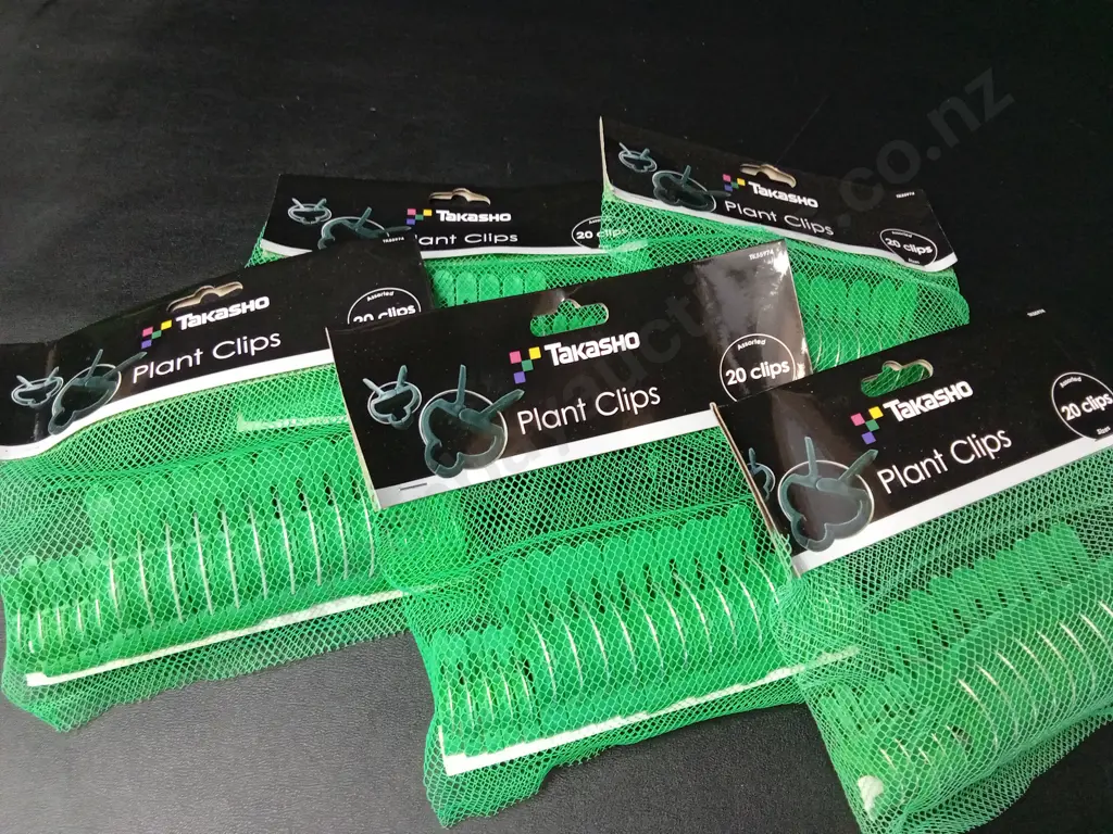 5 BRAND NEW TAKASHO PLANT CLIP 20 PACKS Image 1++