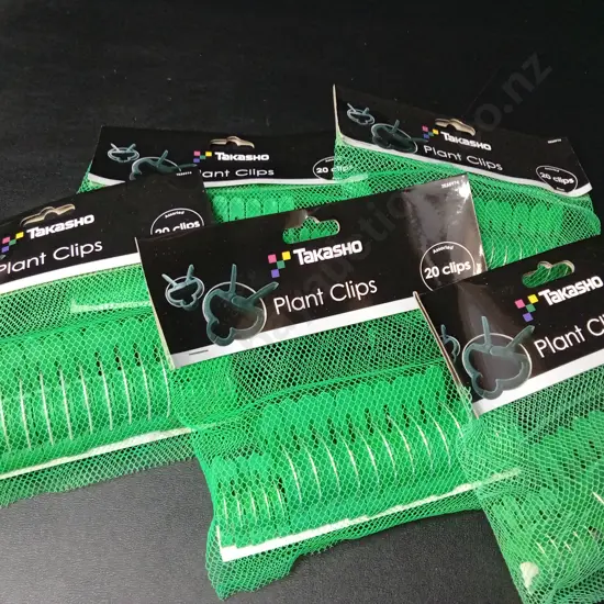 5 BRAND NEW TAKASHO PLANT CLIP 20 PACKS