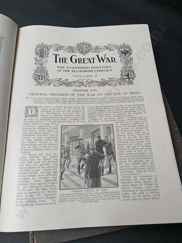 VOLUMES 1 AND 2 OF THE GREAT WAR BOOKS Image 1++