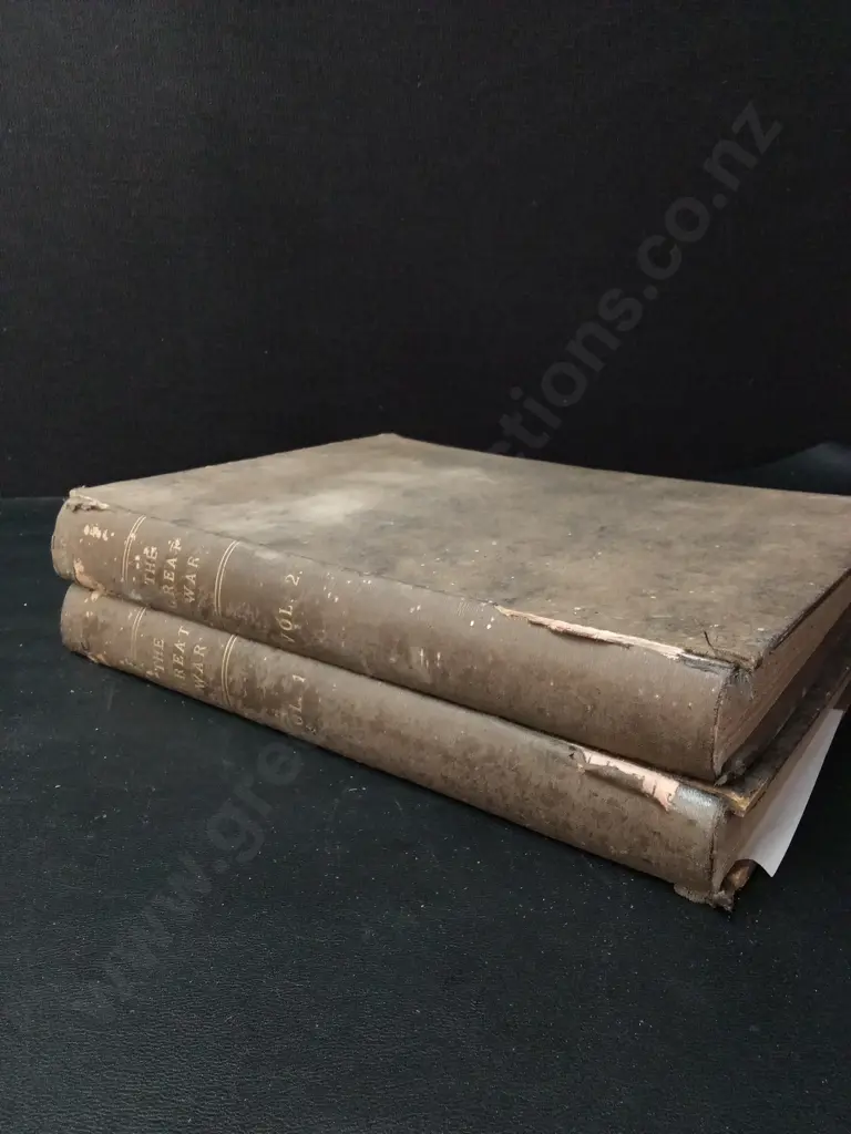 VOLUMES 1 AND 2 OF THE GREAT WAR BOOKS Image 1++
