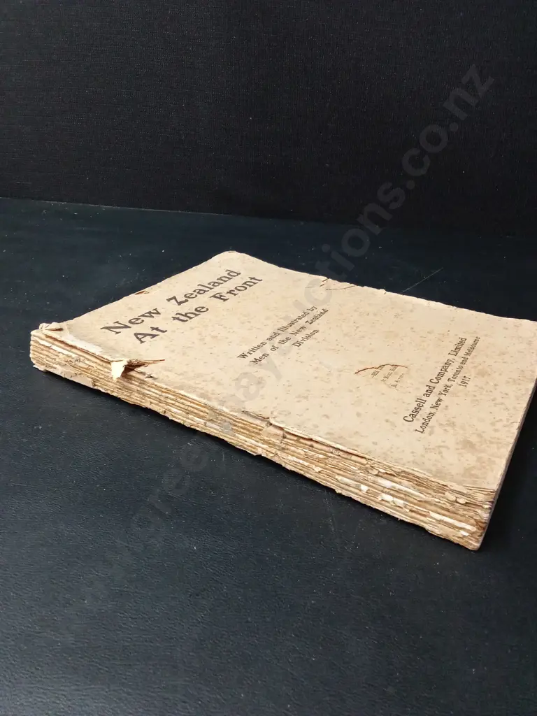 ANTIQUE NEW ZEALAND AT THE FRONT BOOK Image 1++