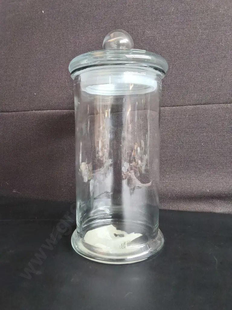 GLASS STORAGE JAR, H 43 CM Image 1++