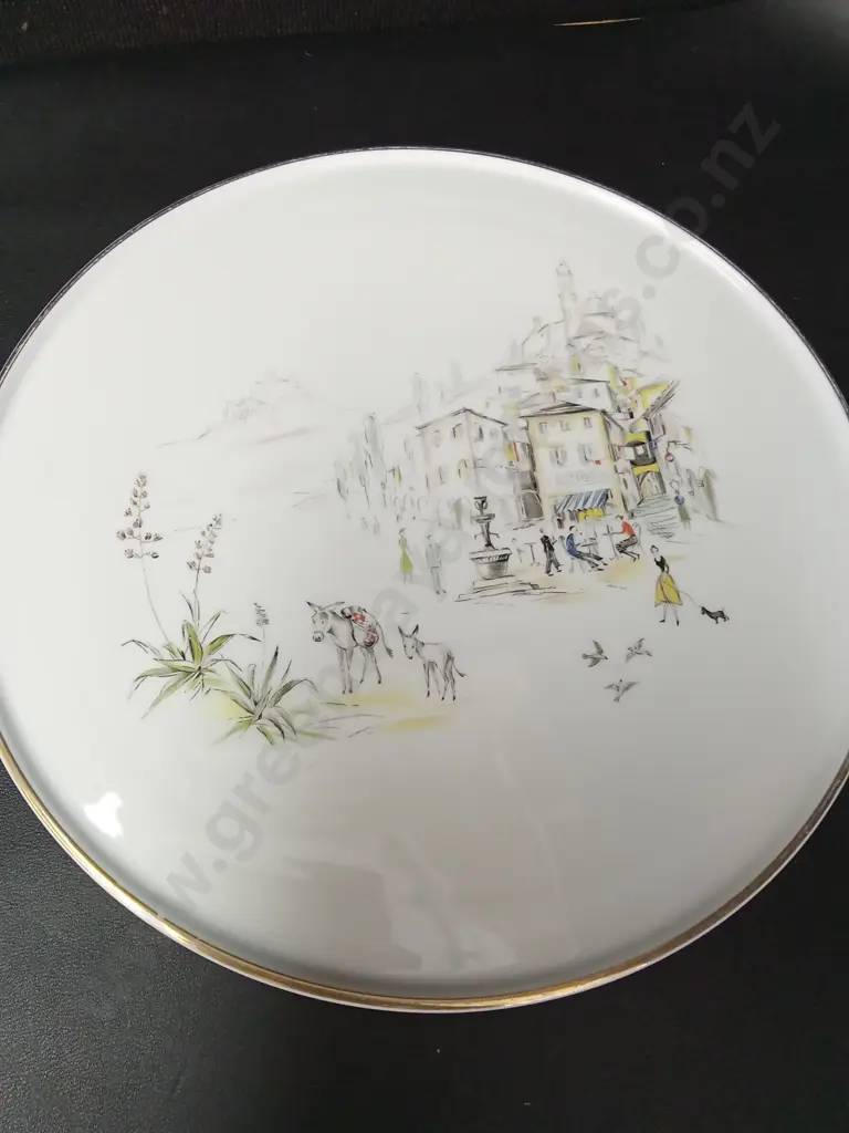 2 LORENZ HUTSCHENRUETHER DISHES D32CM Image 1++