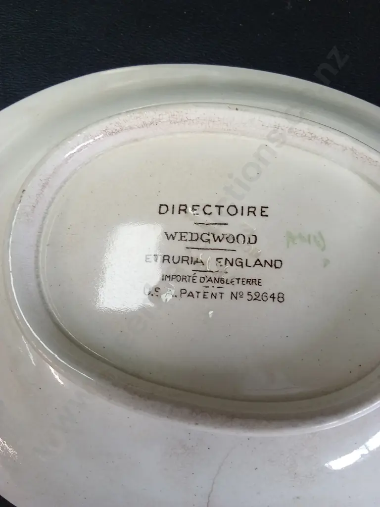 6 VINTAGE DISHES LARGEST L22.5CM, WEDGEWOOD AND ROYAL STAFFORDSHIRE Image 1++