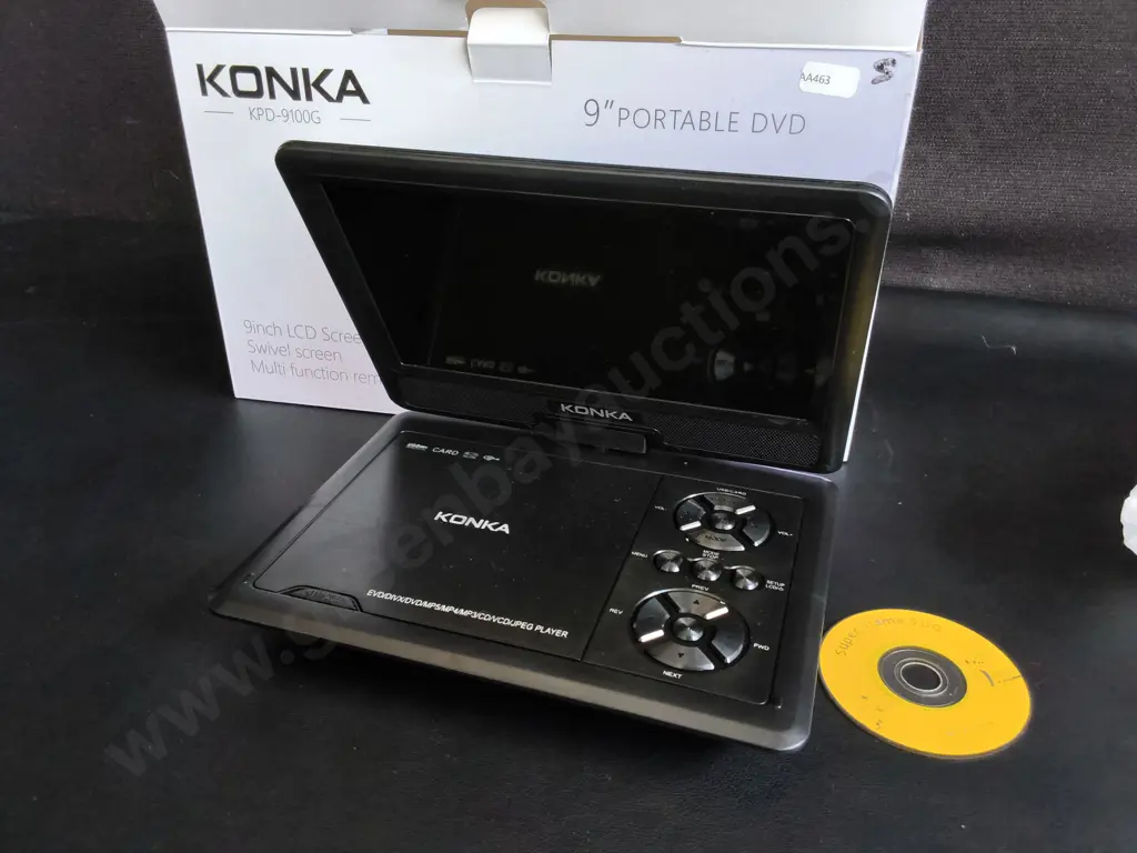 BRAND NEW KONKA PORTABLE DVD PLAYER Image 1++