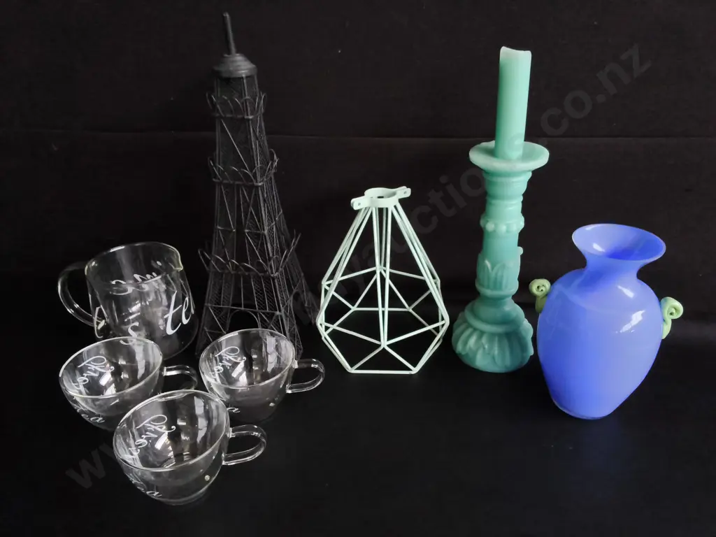 MIX OF DECORATIVE ITEMS, TALLEST H 47 CM Image 1++